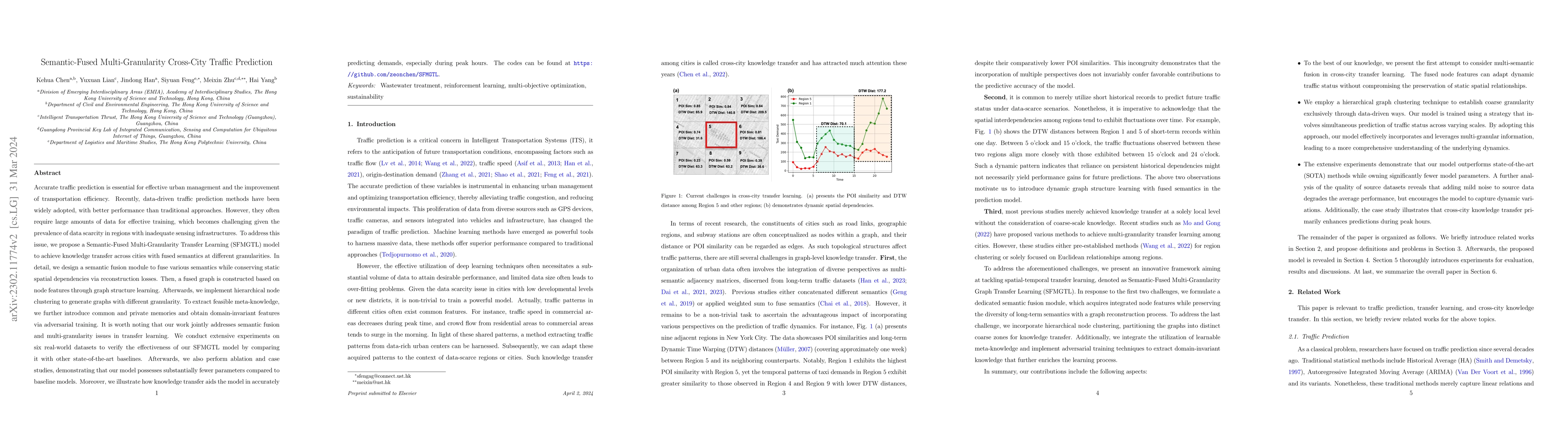 Thumbnail for Semantic-Fused Multi-Granularity Cross-City Traffic Prediction