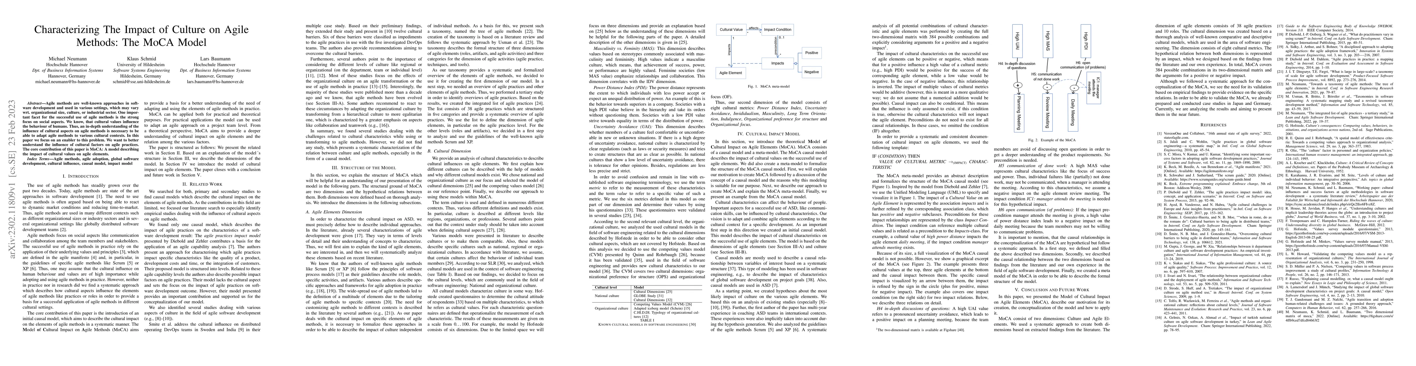 Thumbnail for Characterizing The Impact of Culture on Agile Methods: The MoCA Model