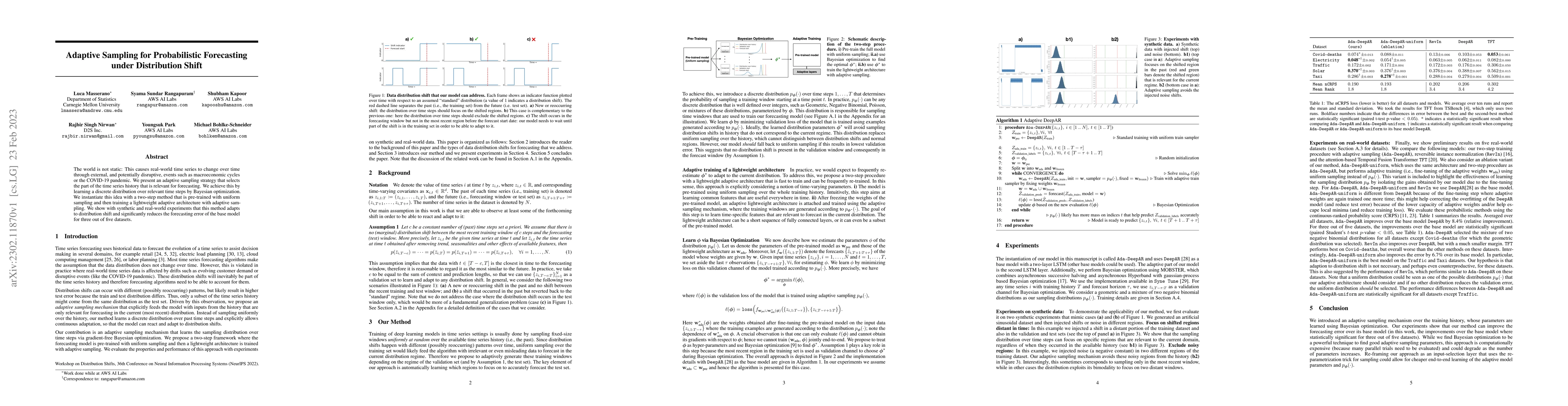 Thumbnail for Adaptive Sampling for Probabilistic Forecasting under Distribution Shift