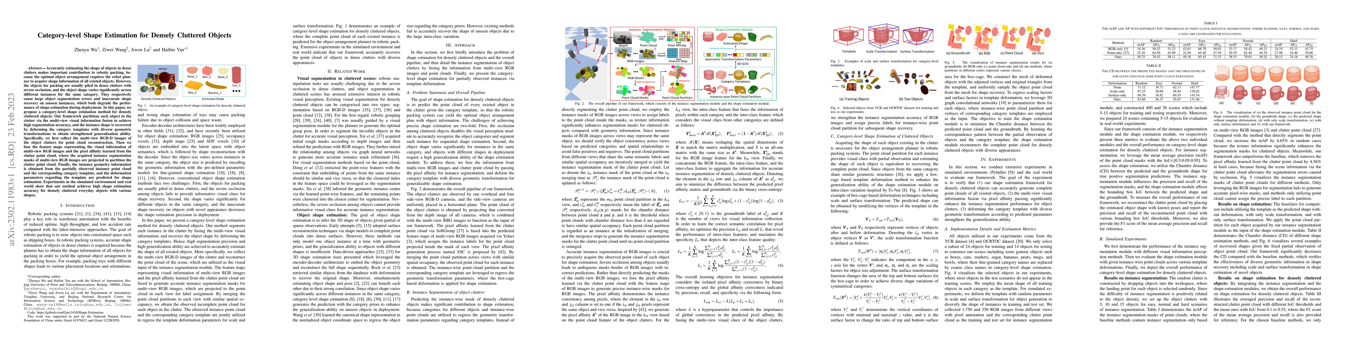 Thumbnail for Category-level Shape Estimation for Densely Cluttered Objects