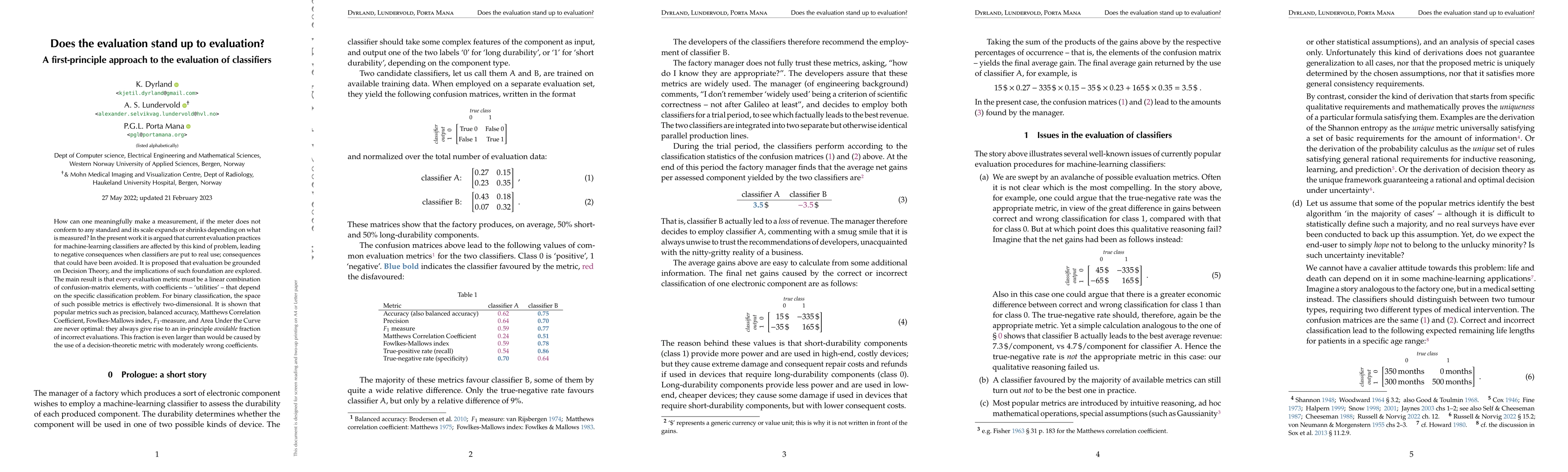 Thumbnail for Does the evaluation stand up to evaluation? A first-principle approach
  to the evaluation of classifiers