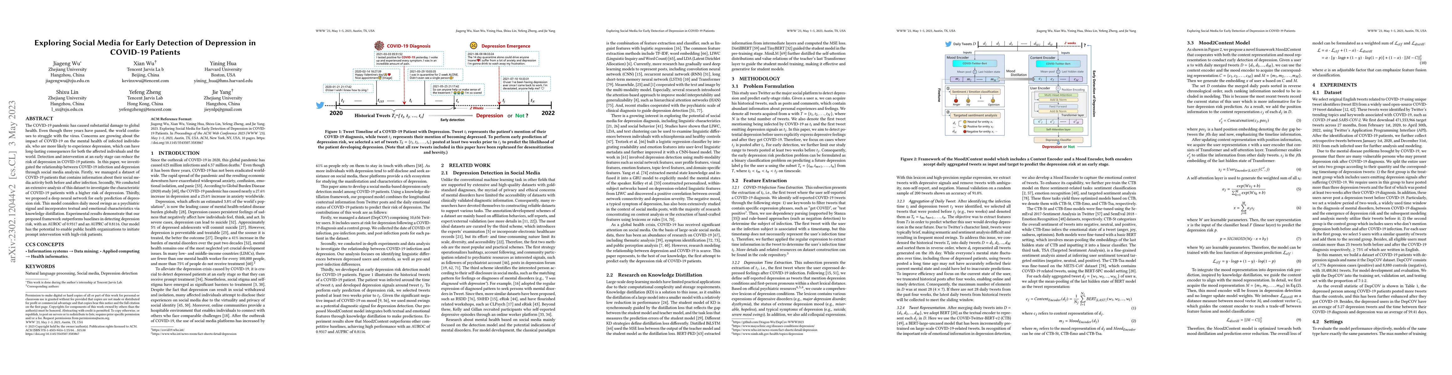 Thumbnail for Exploring Social Media for Early Detection of Depression in COVID-19
  Patients