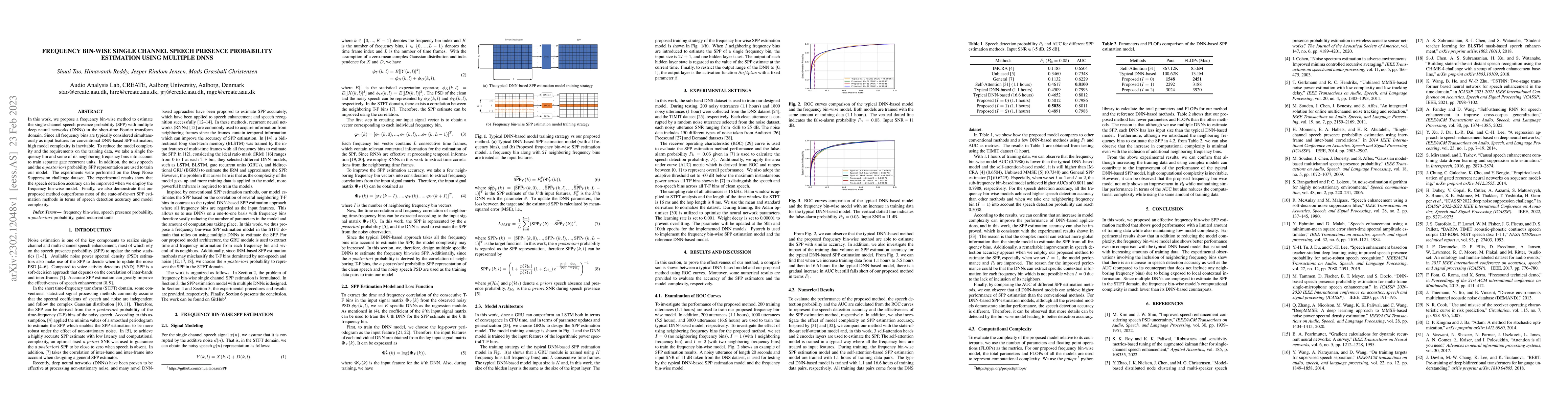 Thumbnail for Frequency bin-wise single channel speech presence probability estimation
  using multiple DNNs