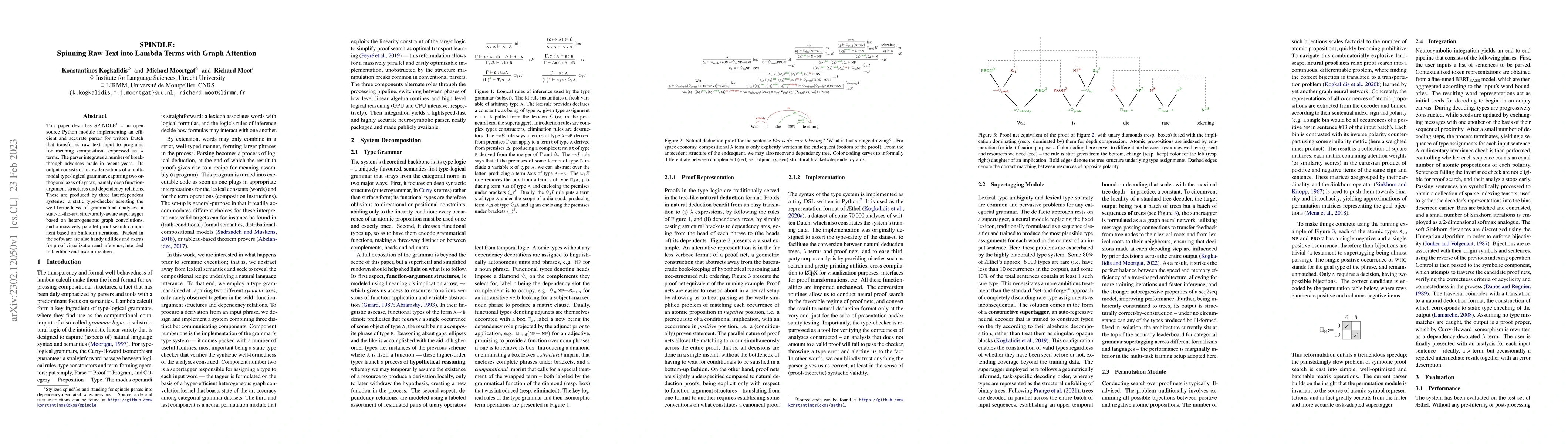 Thumbnail for SPINDLE: Spinning Raw Text into Lambda Terms with Graph Attention