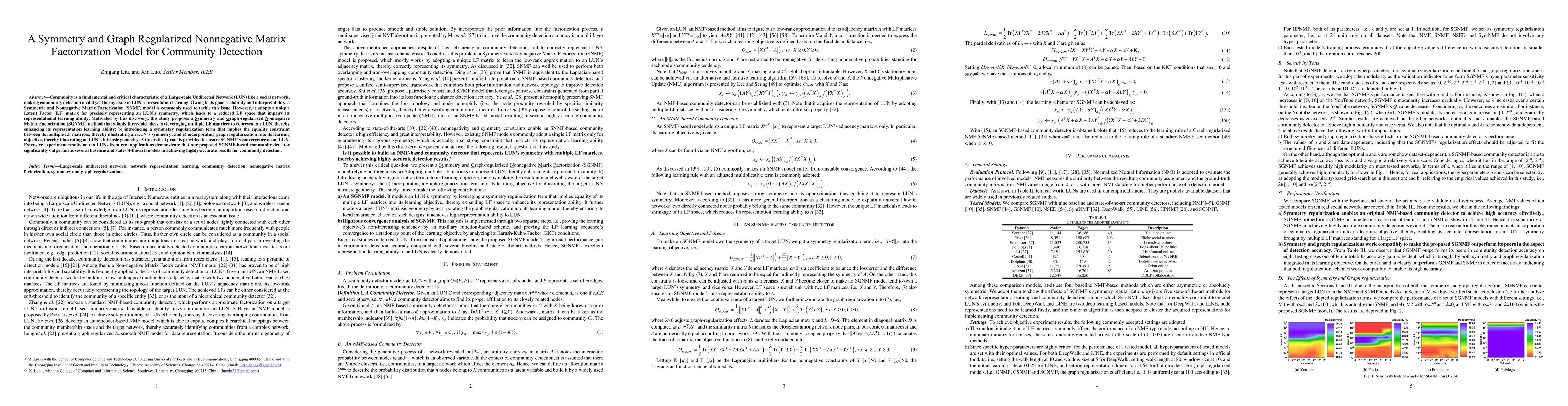 Thumbnail for A Symmetry and Graph Regularized Nonnegative Matrix Factorization Model
  for Community Detection