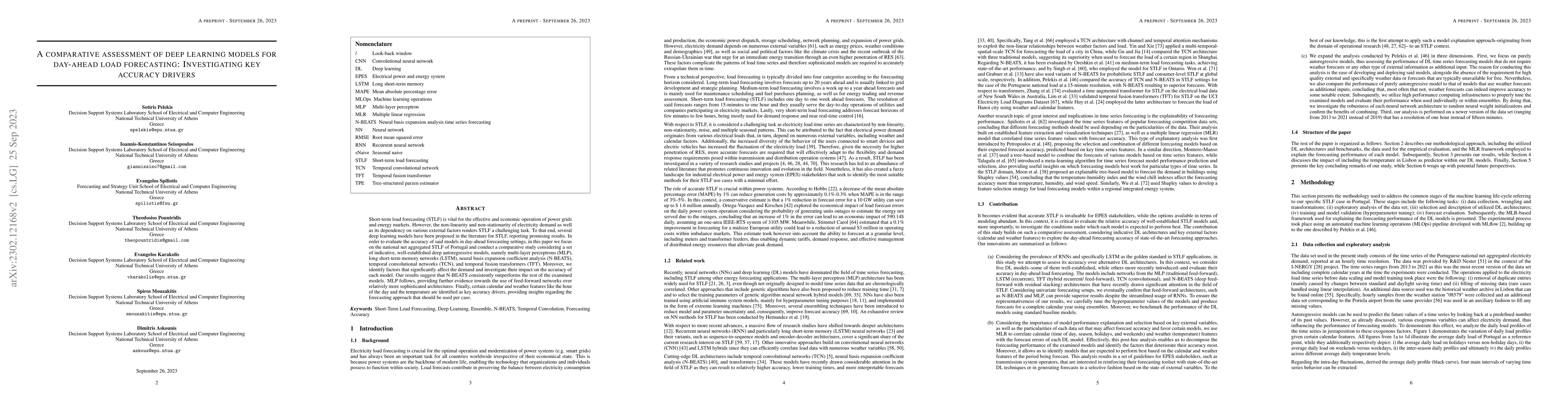 Thumbnail for A comparative assessment of deep learning models for day-ahead load
  forecasting: Investigating key accuracy drivers