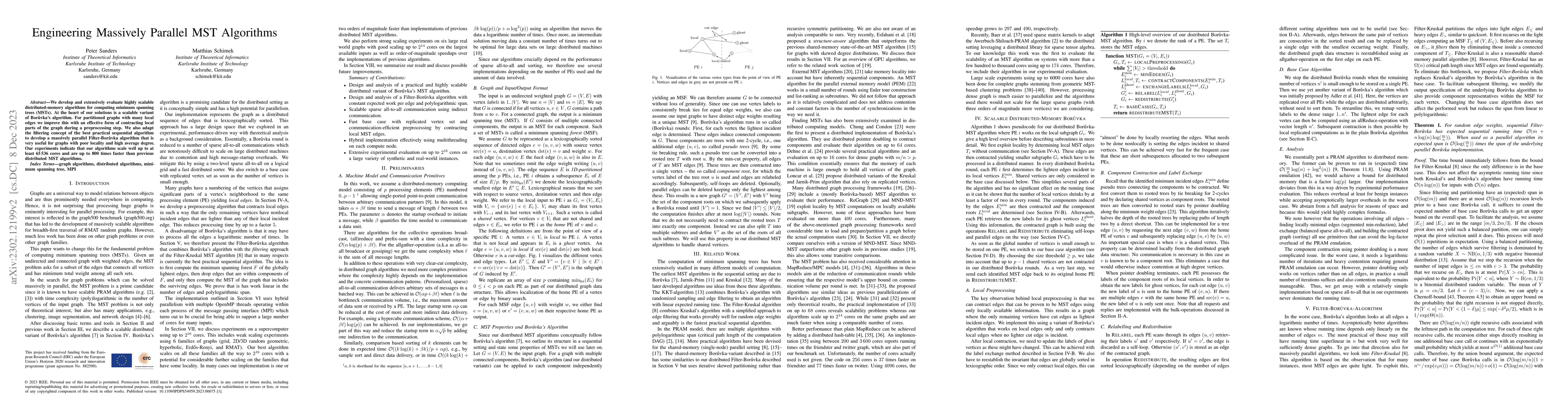 Thumbnail for Engineering Massively Parallel MST Algorithms