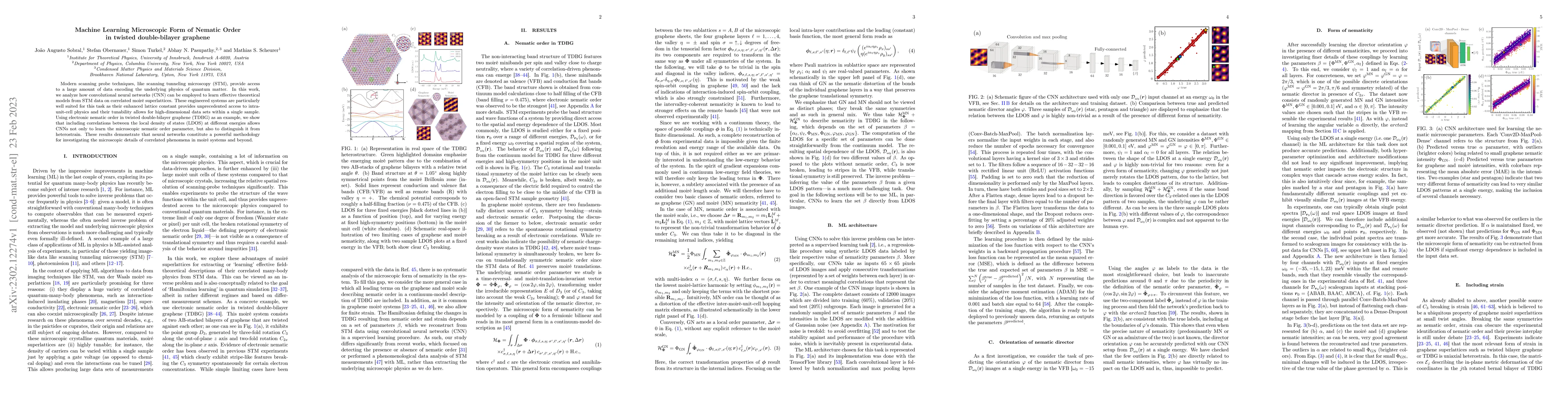 Thumbnail for Machine Learning Microscopic Form of Nematic Order in twisted
  double-bilayer graphene