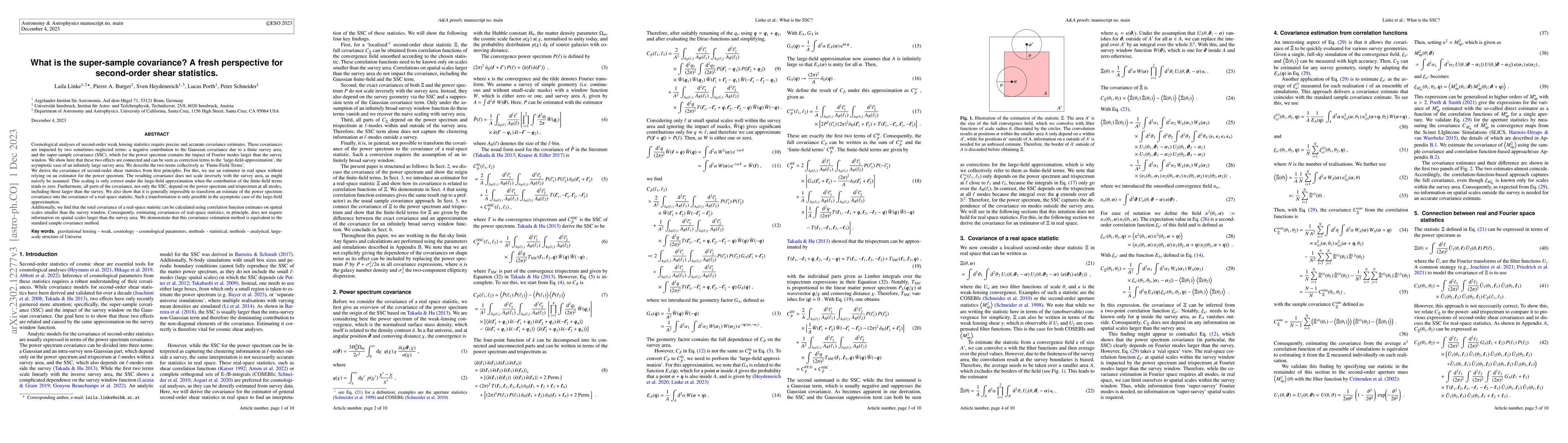Thumbnail for What is the super-sample covariance? A fresh perspective for
  second-order shear statistics