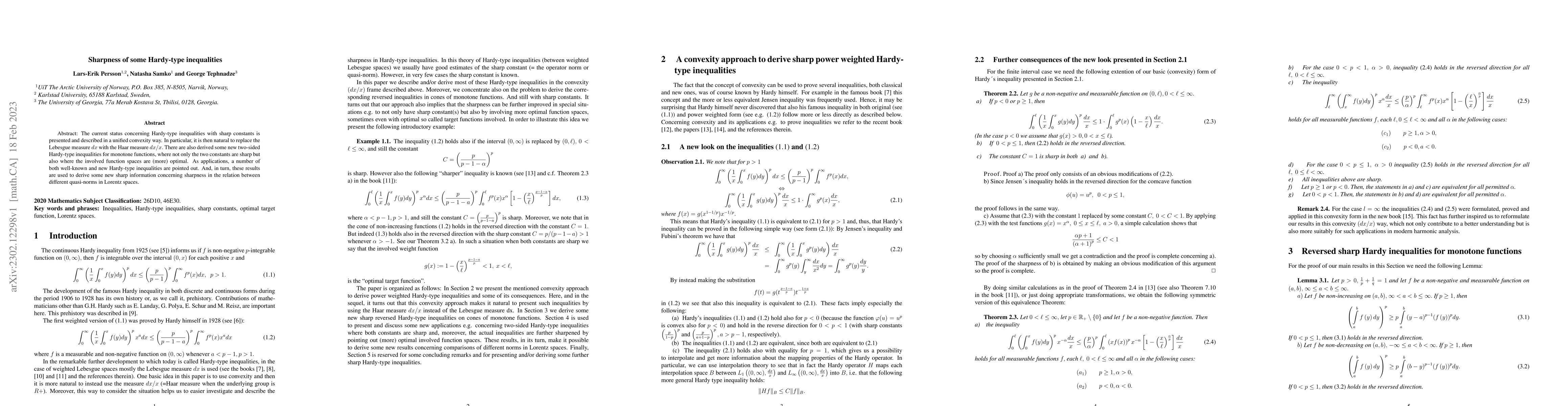 Thumbnail for Sharpness of some Hardy-type inequalities