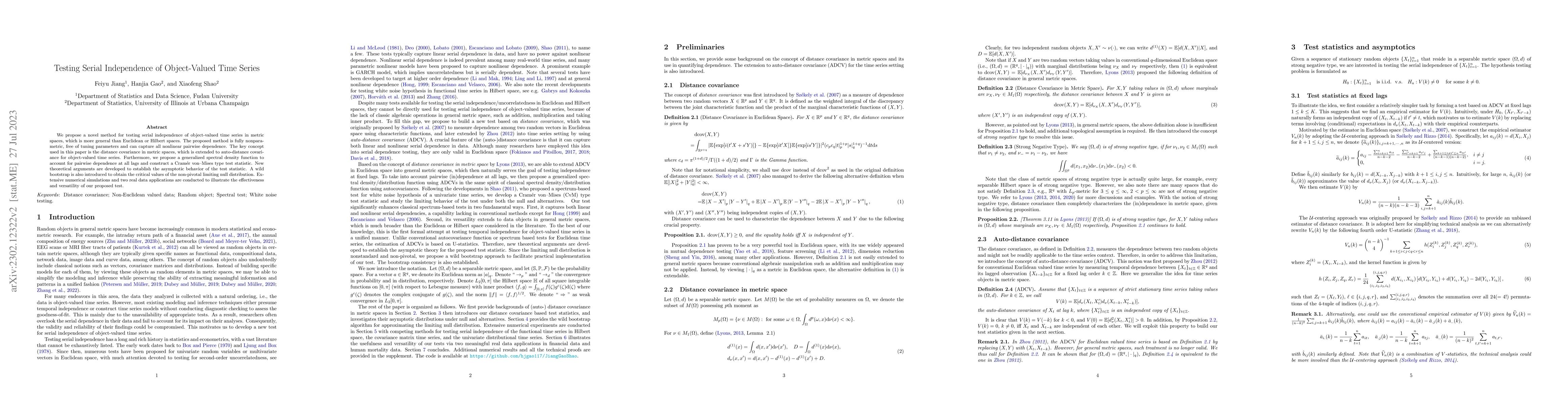 Thumbnail for Testing Serial Independence of Object-Valued Time Series