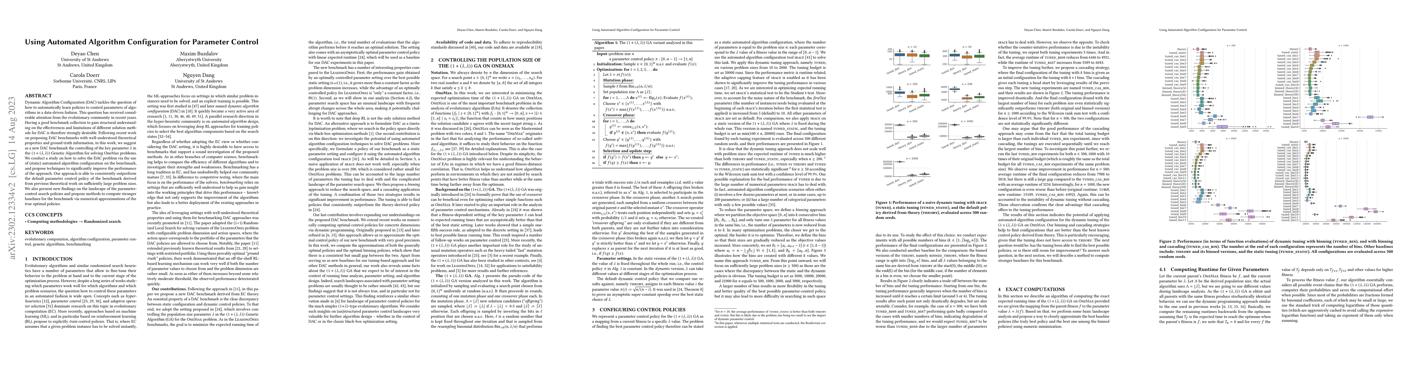 Thumbnail for Using Automated Algorithm Configuration for Parameter Control