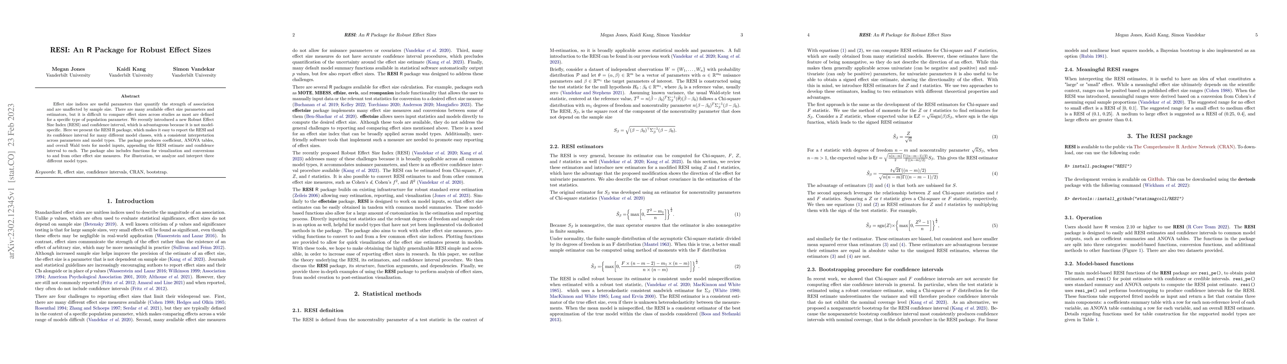Thumbnail for RESI: An R Package for Robust Effect Sizes