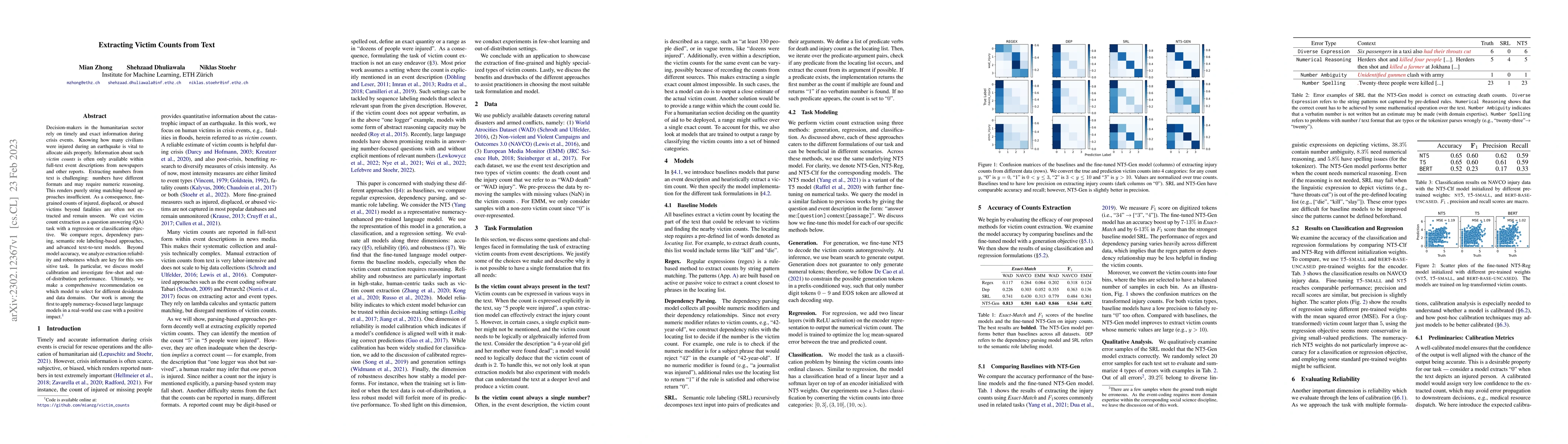 Thumbnail for Extracting Victim Counts from Text