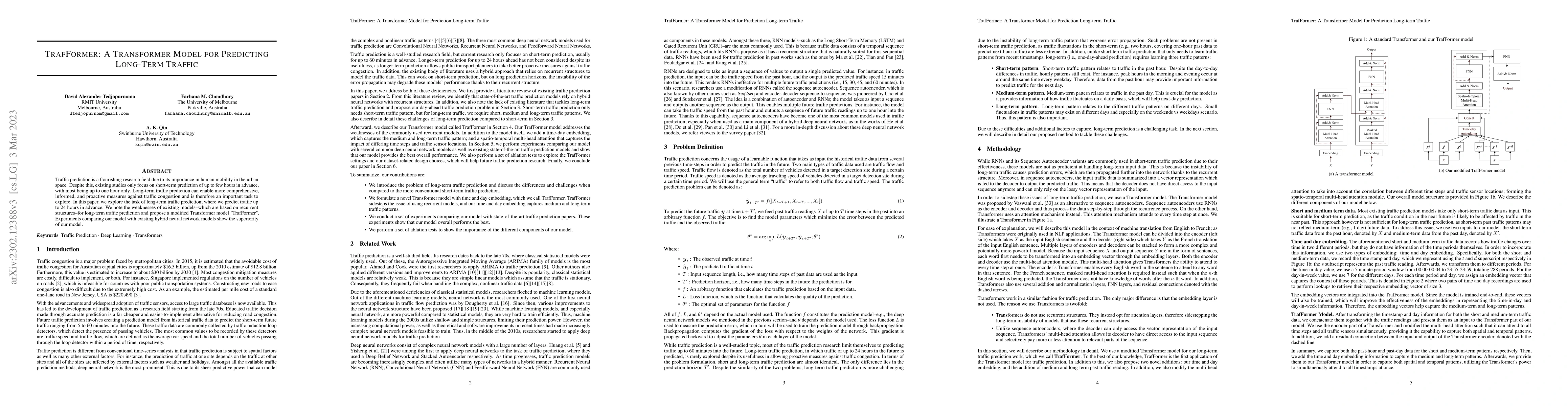 Thumbnail for TrafFormer: A Transformer Model for Predicting Long-term Traffic