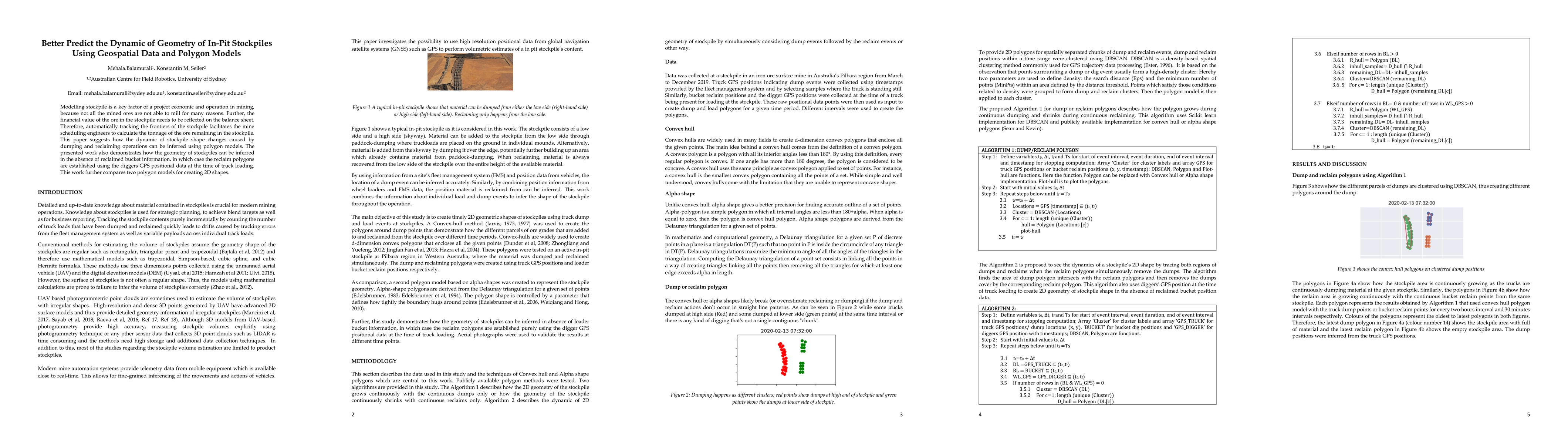 Thumbnail for Better Predict the Dynamic of Geometry of In-Pit Stockpiles Using
  Geospatial Data and Polygon Models