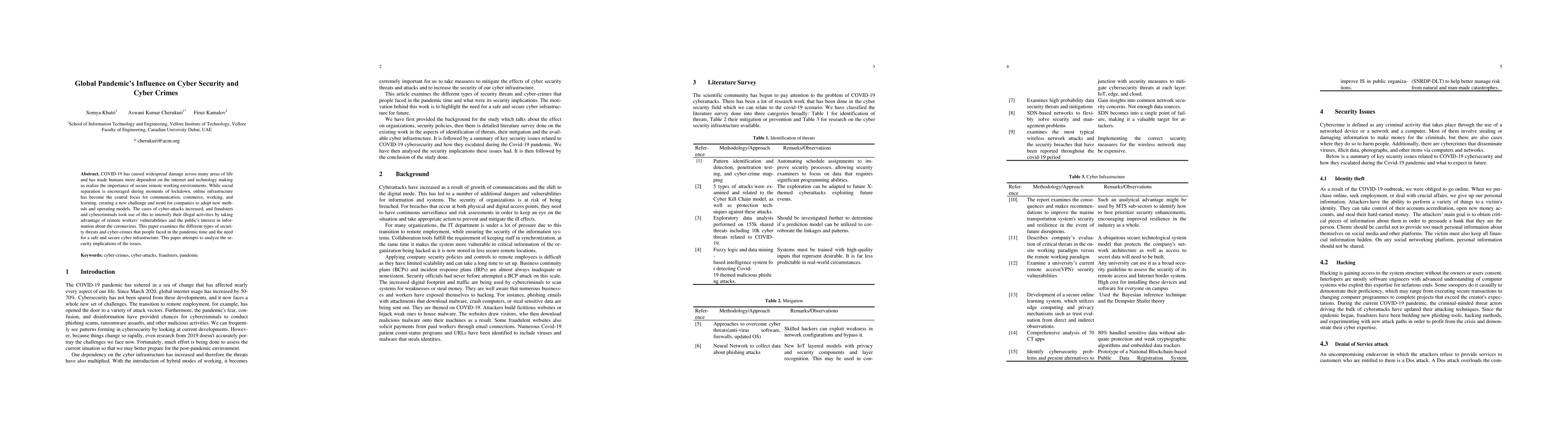 Thumbnail for Global Pandemics Influence on Cyber Security and Cyber Crimes