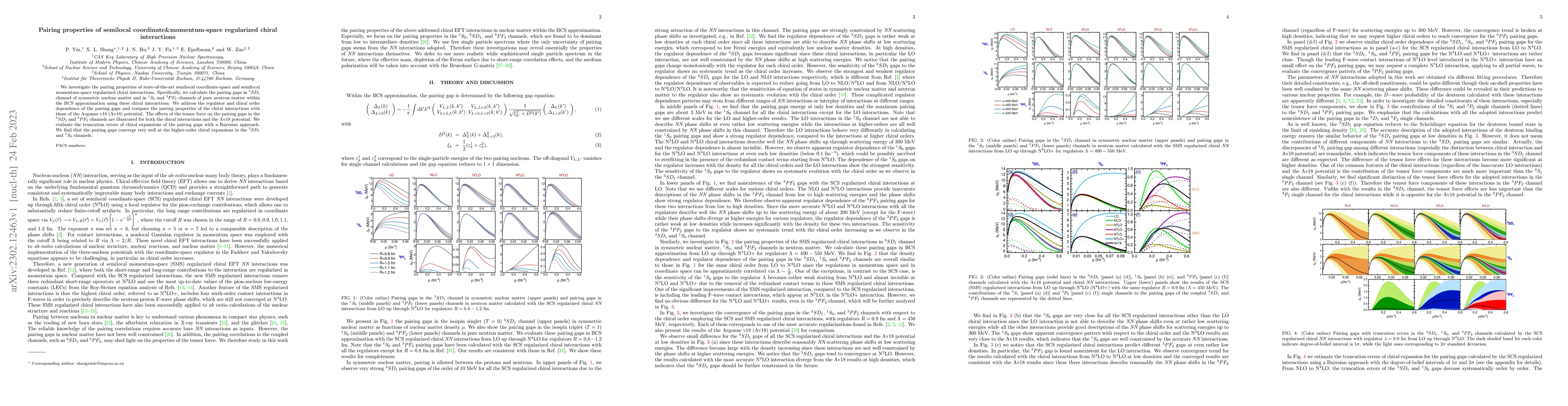 Thumbnail for Pairing properties of semilocal coordinate&momentum-space regularized
  chiral interactions