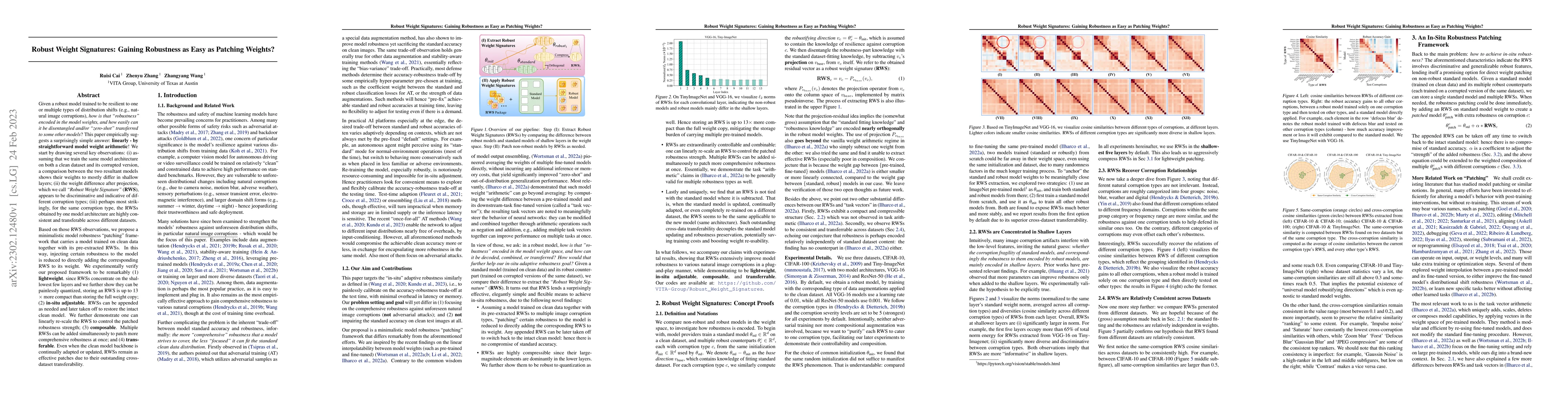 Thumbnail for Robust Weight Signatures: Gaining Robustness as Easy as Patching
  Weights?