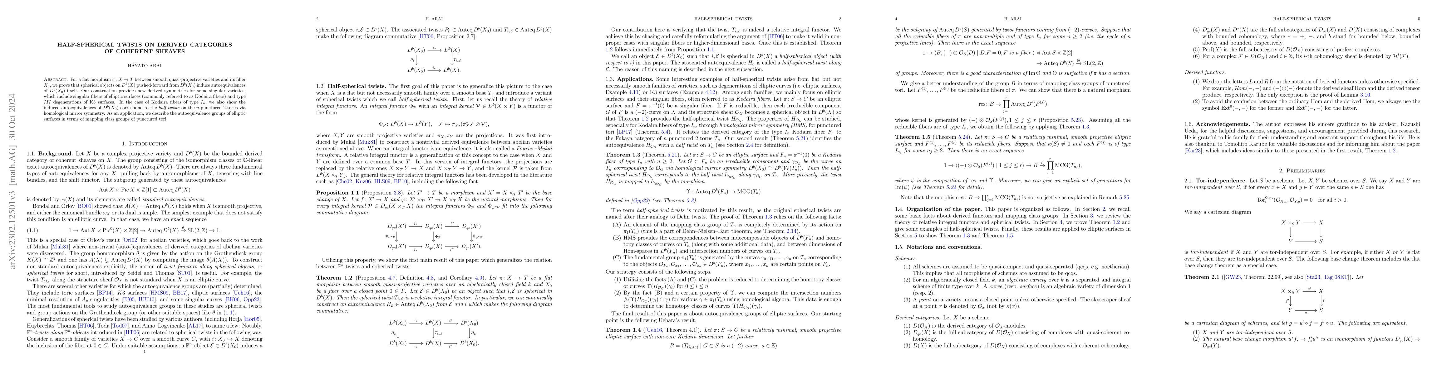 Thumbnail for Half-spherical twists on derived categories of coherent sheaves