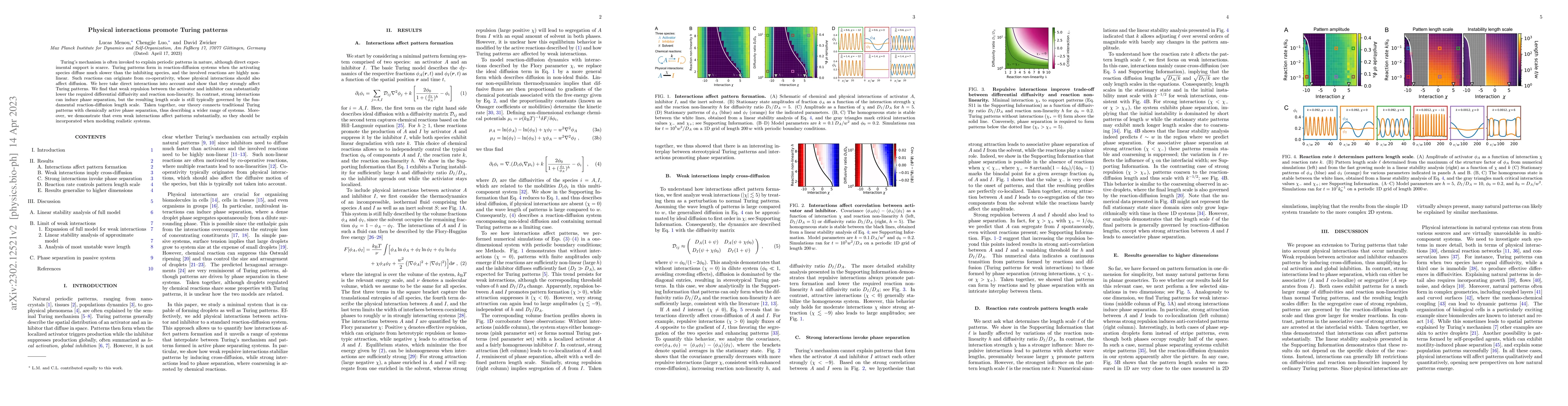 Thumbnail for Physical interactions promote Turing patterns