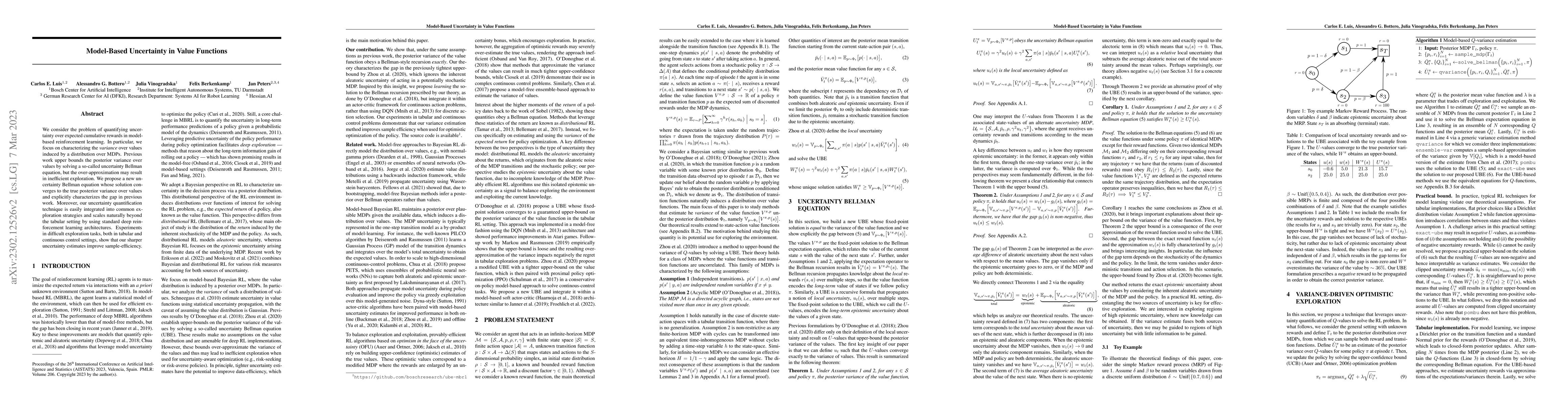 Thumbnail for Model-Based Uncertainty in Value Functions