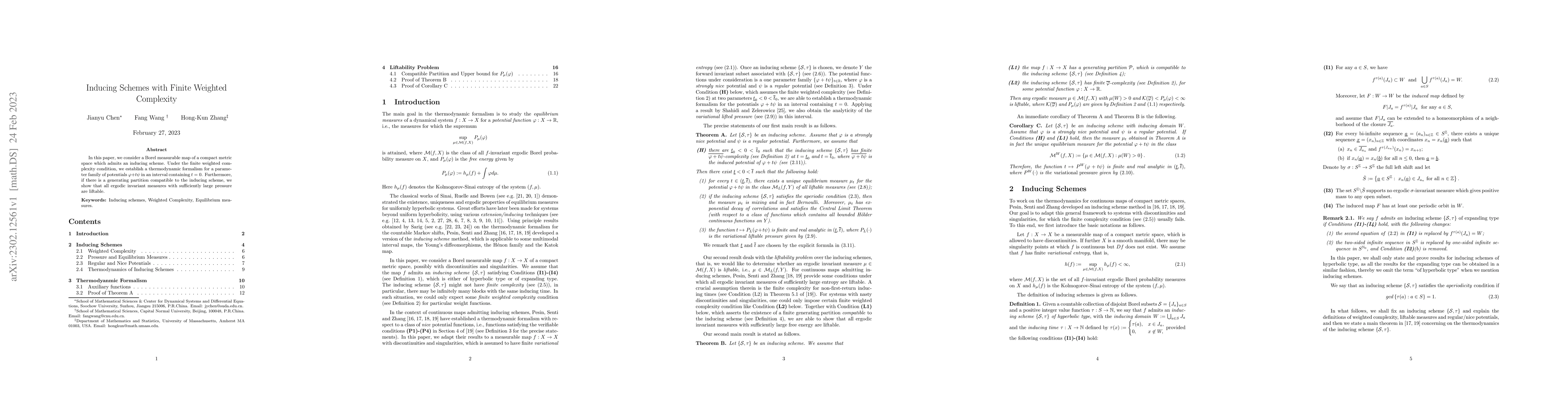 Thumbnail for Inducing Schemes with Finite Weighted Complexity
