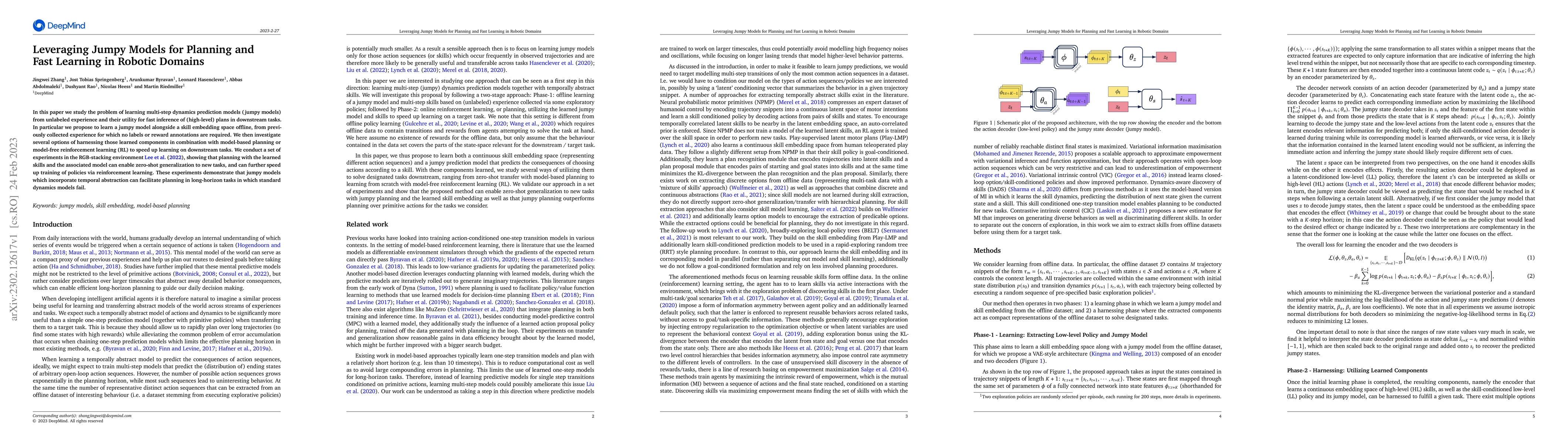 Thumbnail for Leveraging Jumpy Models for Planning and Fast Learning in Robotic
  Domains