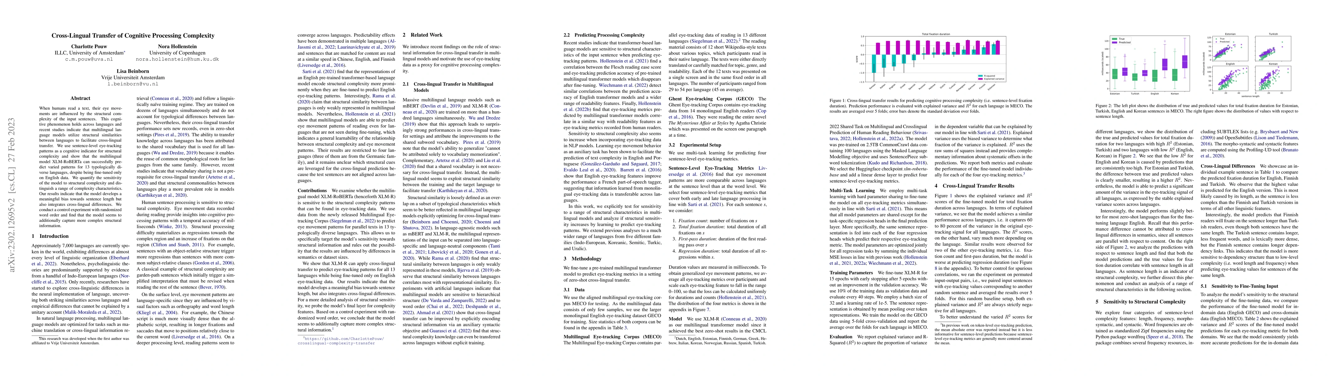 Thumbnail for Cross-Lingual Transfer of Cognitive Processing Complexity