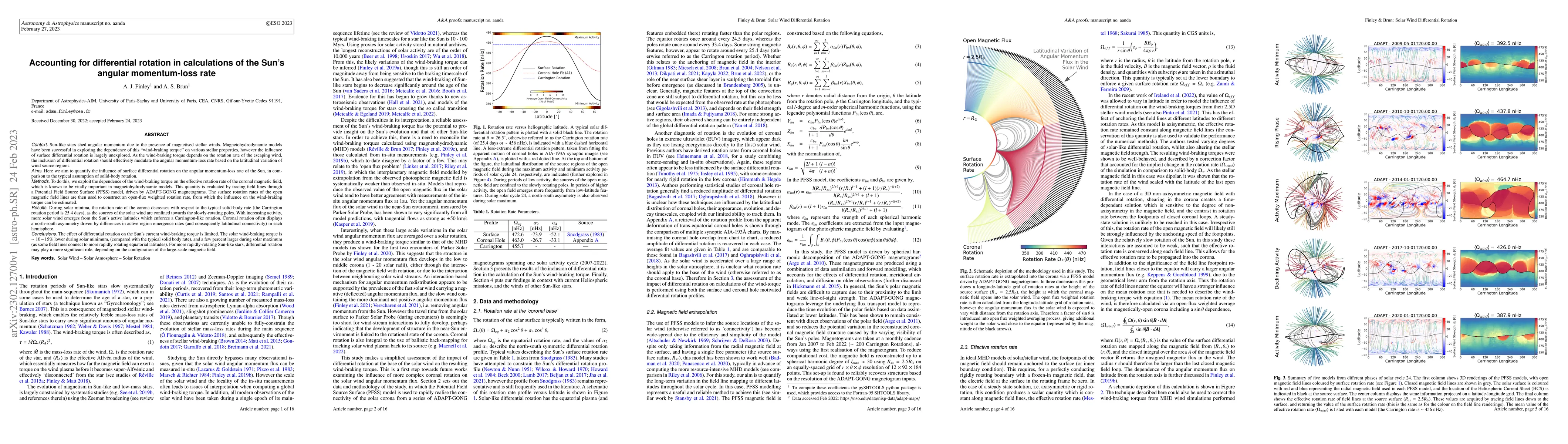 Thumbnail for Accounting for Differential Rotation in Calculations of the Sun's
  Angular Momentum-loss Rate