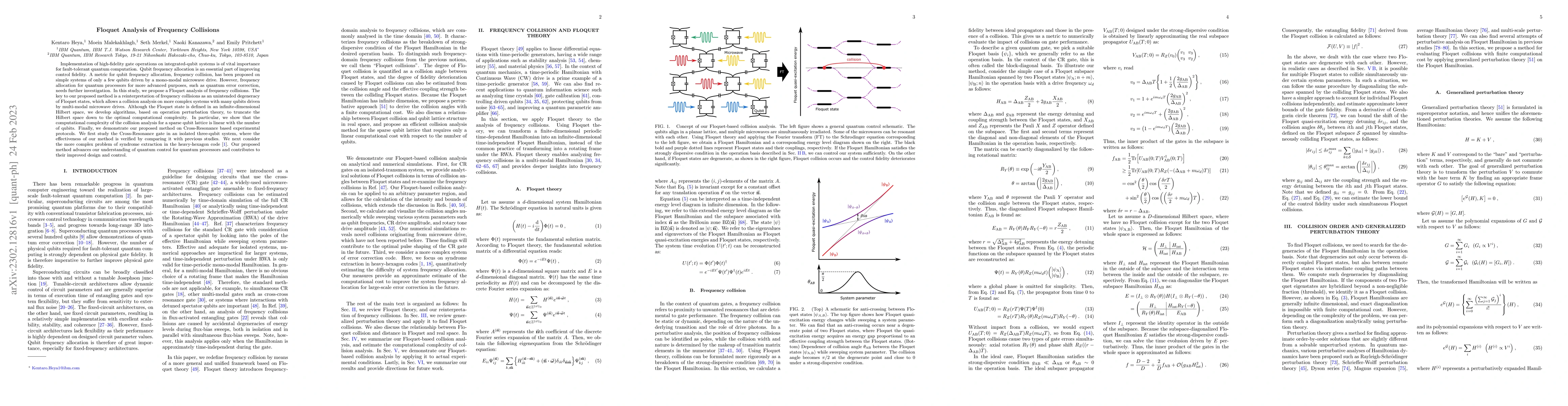 Thumbnail for Floquet Analysis of Frequency Collisions
