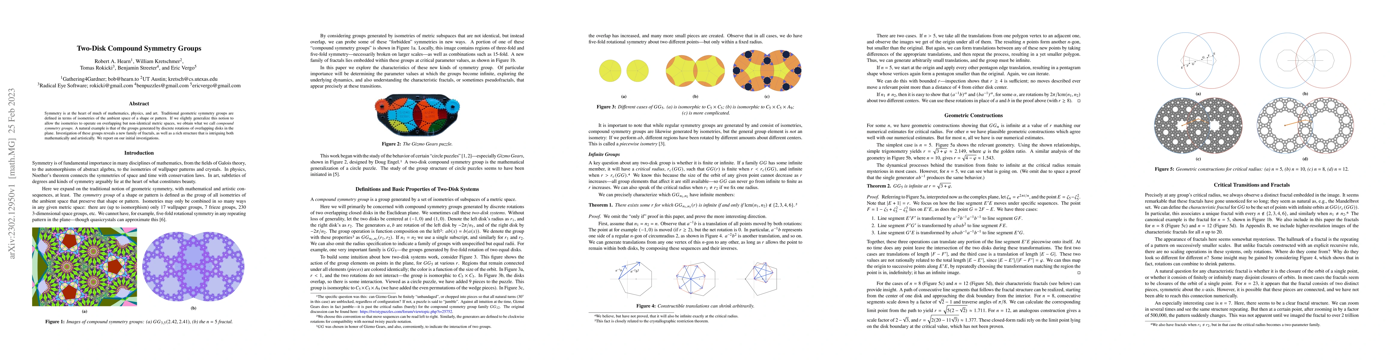 Thumbnail for Two-Disk Compound Symmetry Groups