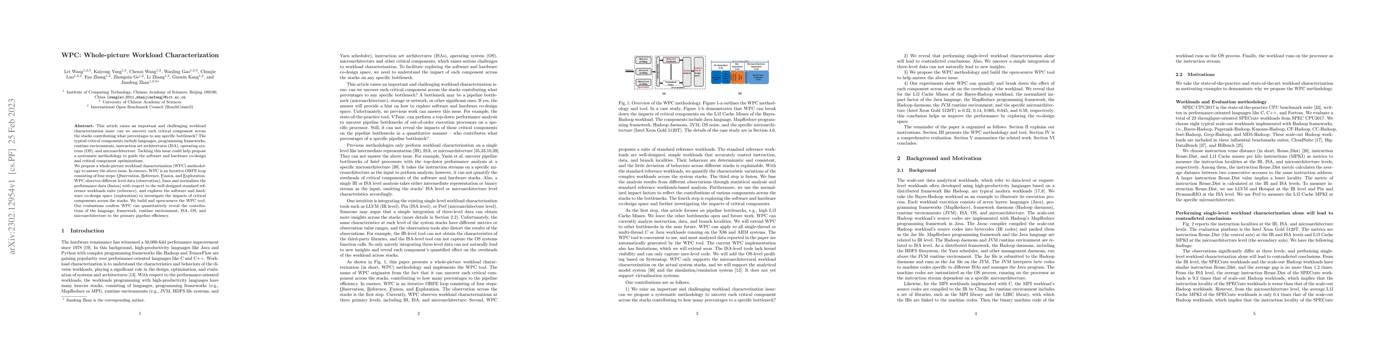 Thumbnail for WPC: Whole-picture Workload Characterization
