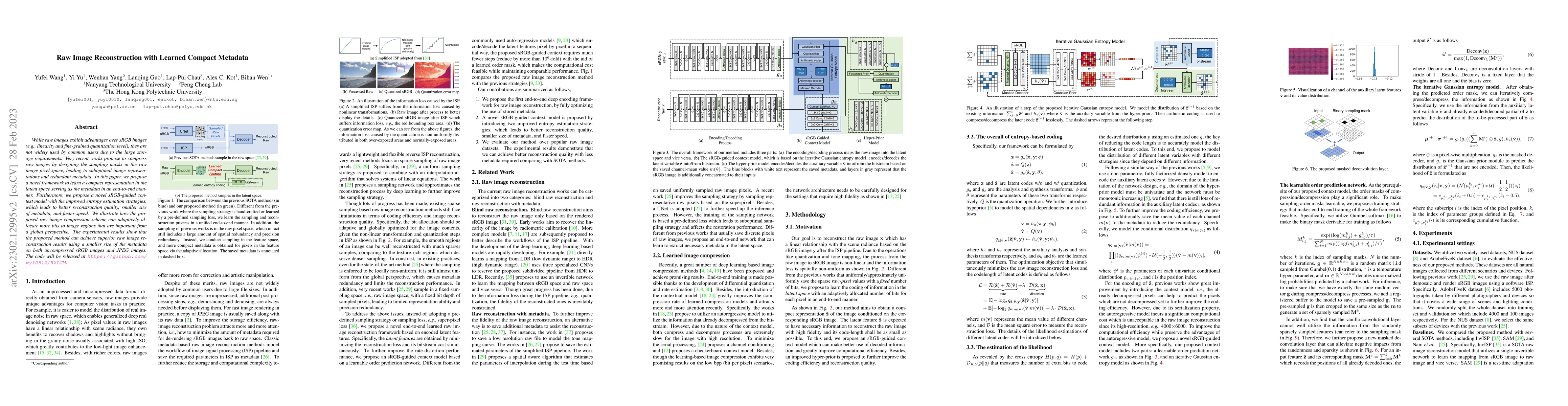 Thumbnail for Raw Image Reconstruction with Learned Compact Metadata