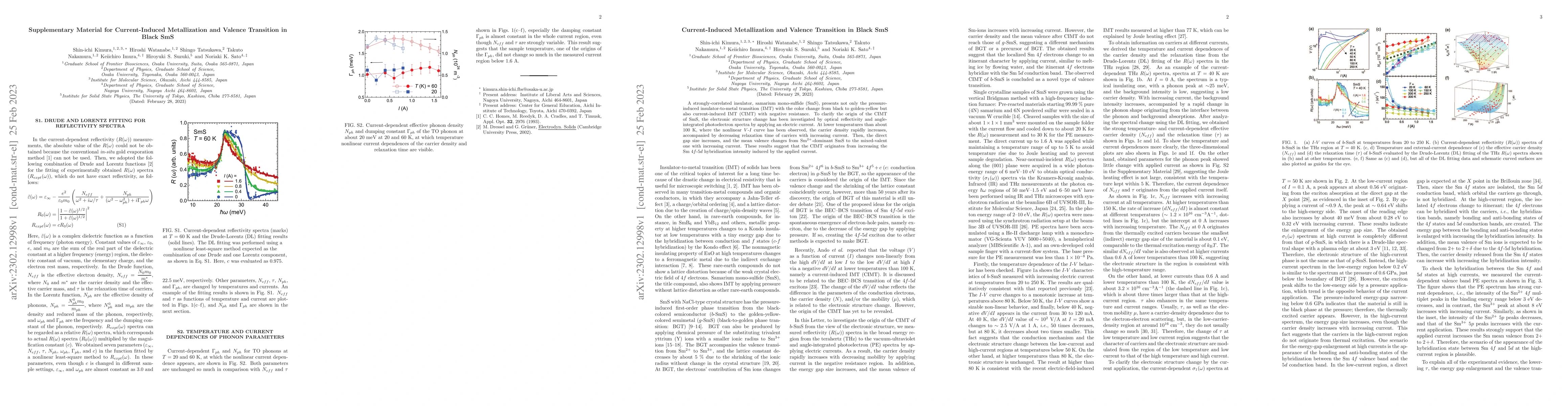 Thumbnail for Current-Induced Metallization and Valence Transition in Black SmS