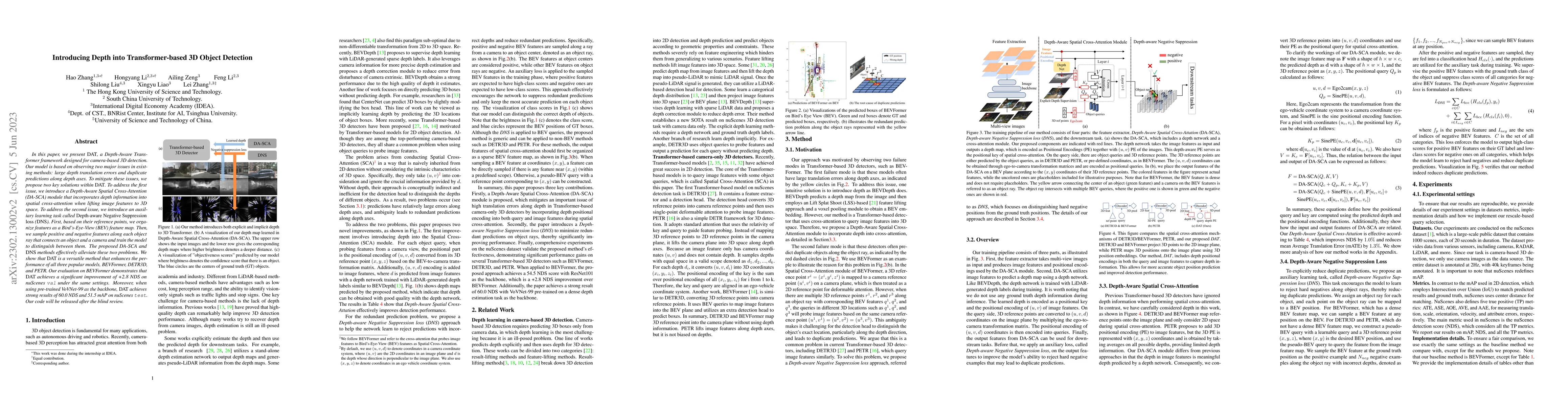 Thumbnail for Introducing Depth into Transformer-based 3D Object Detection