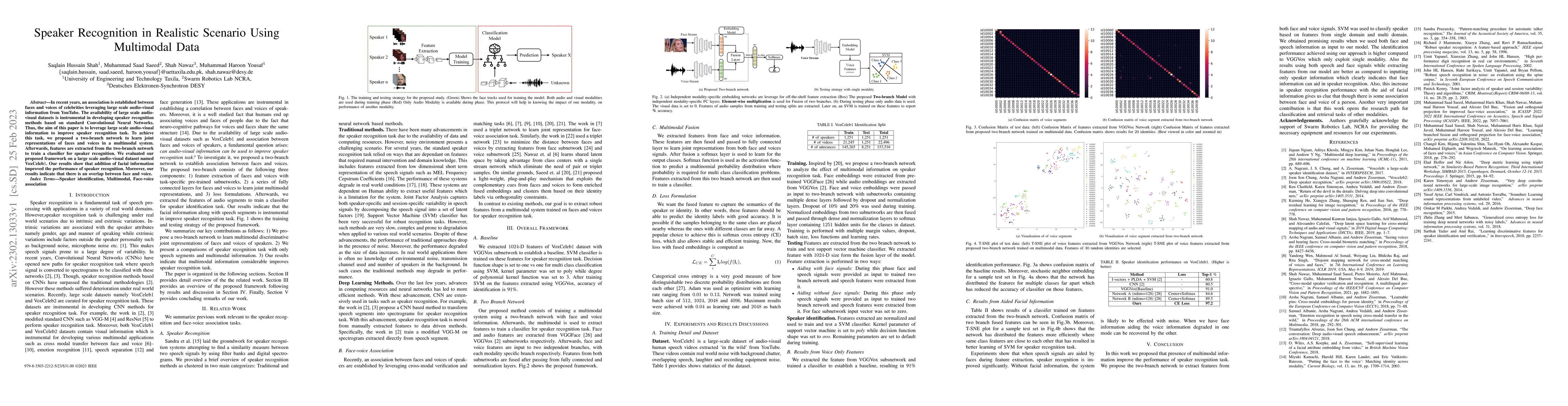Thumbnail for Speaker Recognition in Realistic Scenario Using Multimodal Data