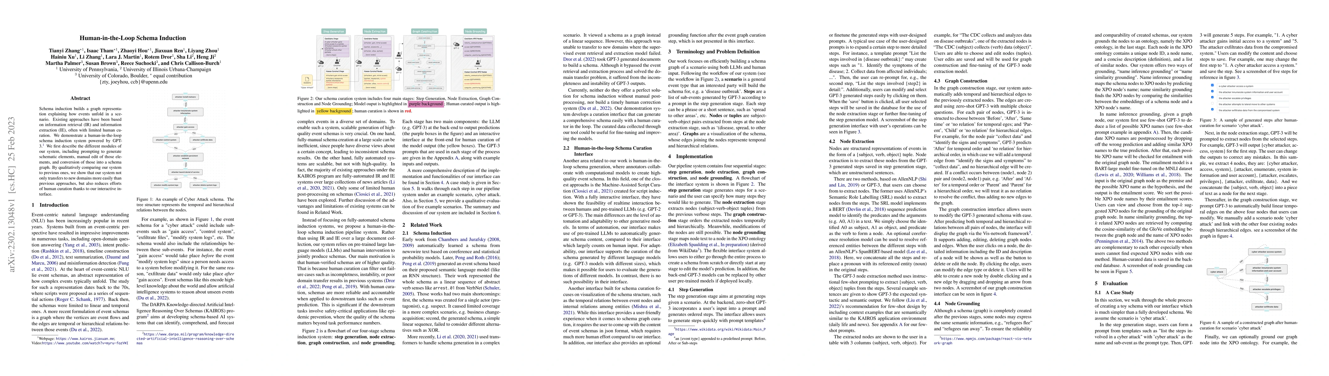 Thumbnail for Human-in-the-Loop Schema Induction