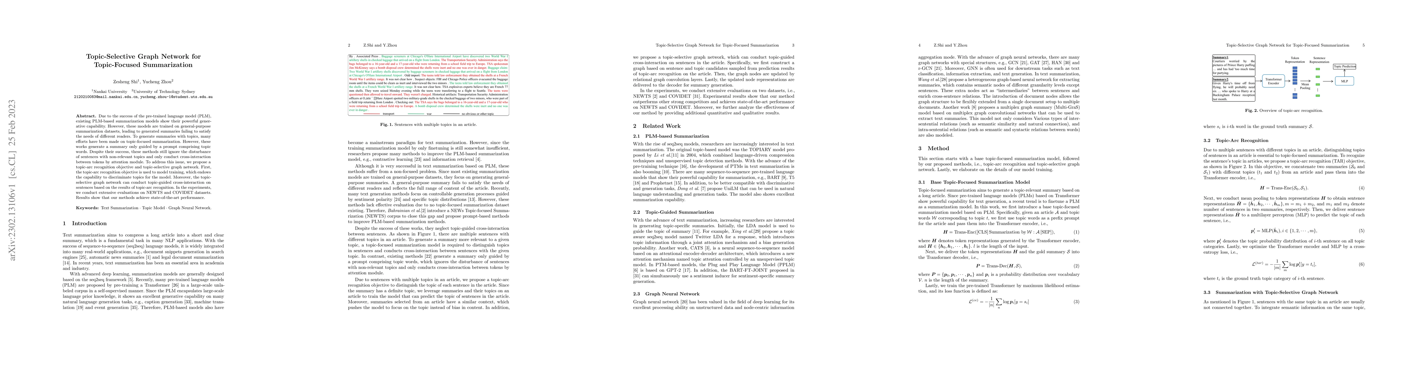 Thumbnail for Topic-Selective Graph Network for Topic-Focused Summarization