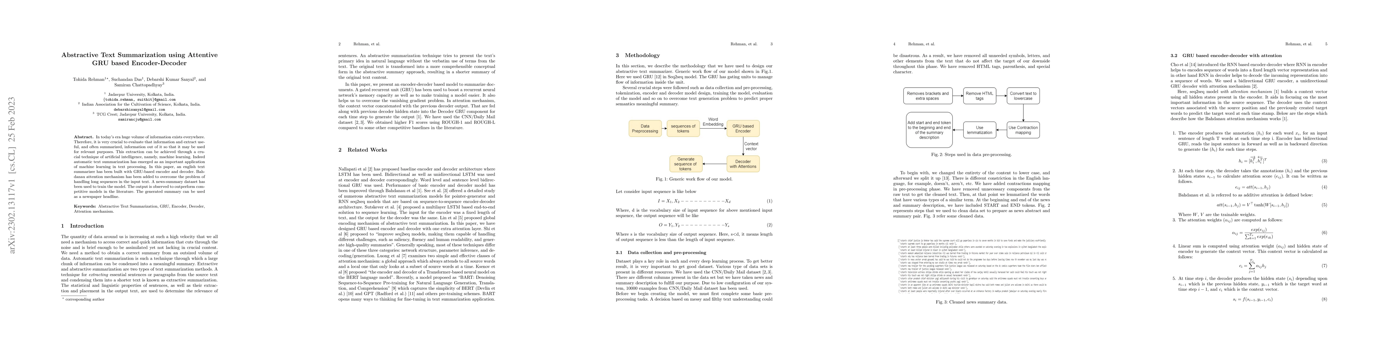 Thumbnail for Abstractive Text Summarization using Attentive GRU based Encoder-Decoder