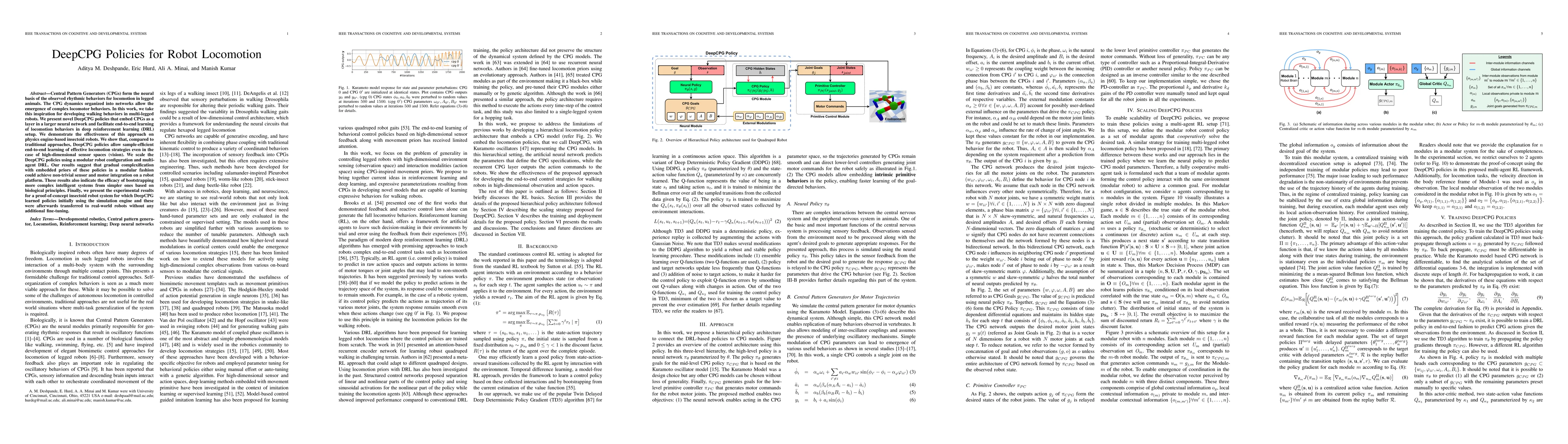 Thumbnail for DeepCPG Policies for Robot Locomotion