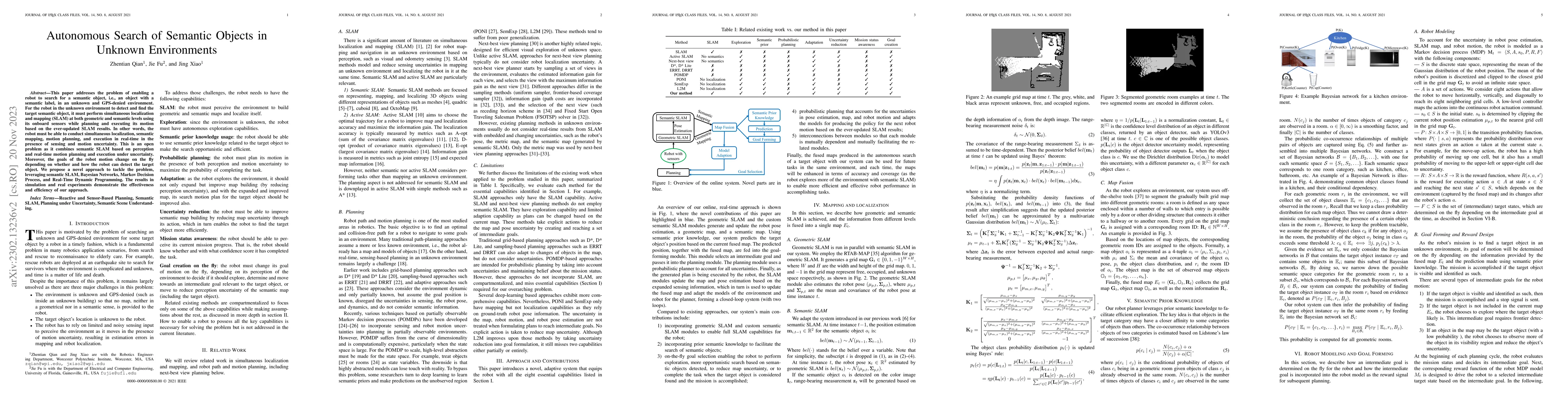 Thumbnail for Autonomous Search of Semantic Objects in Unknown Environments