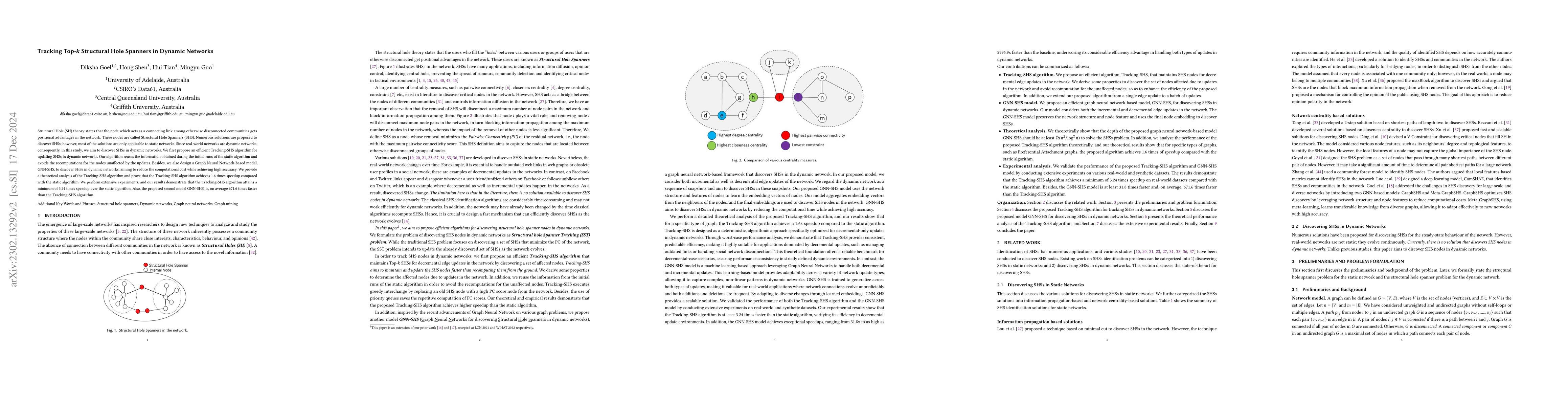 Thumbnail for Discovering Top-k Structural Hole Spanners in Dynamic Networks