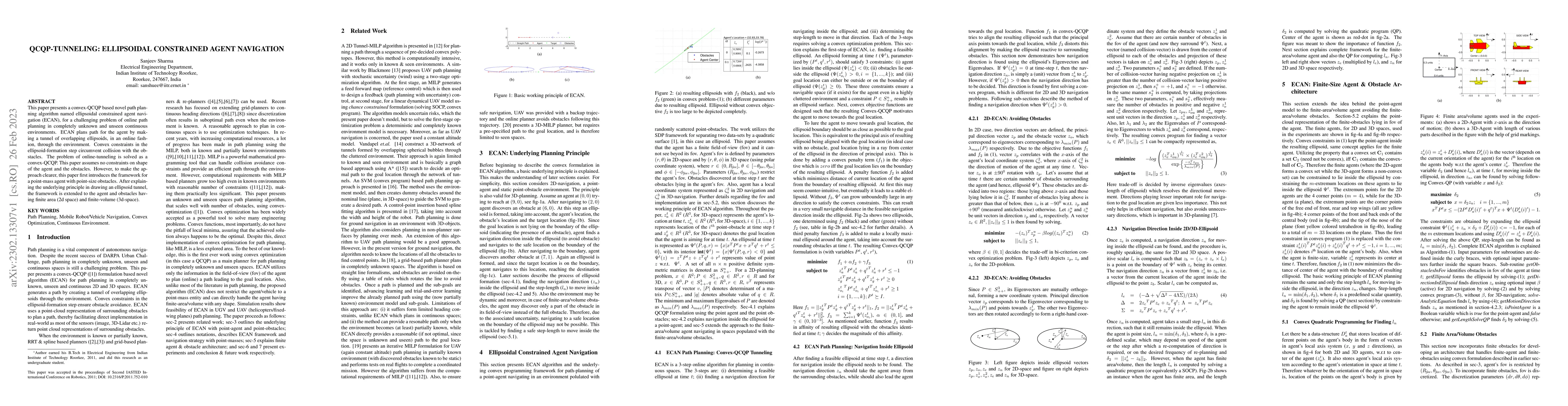Thumbnail for QCQP-Tunneling: Ellipsoidal Constrained Agent Navigation