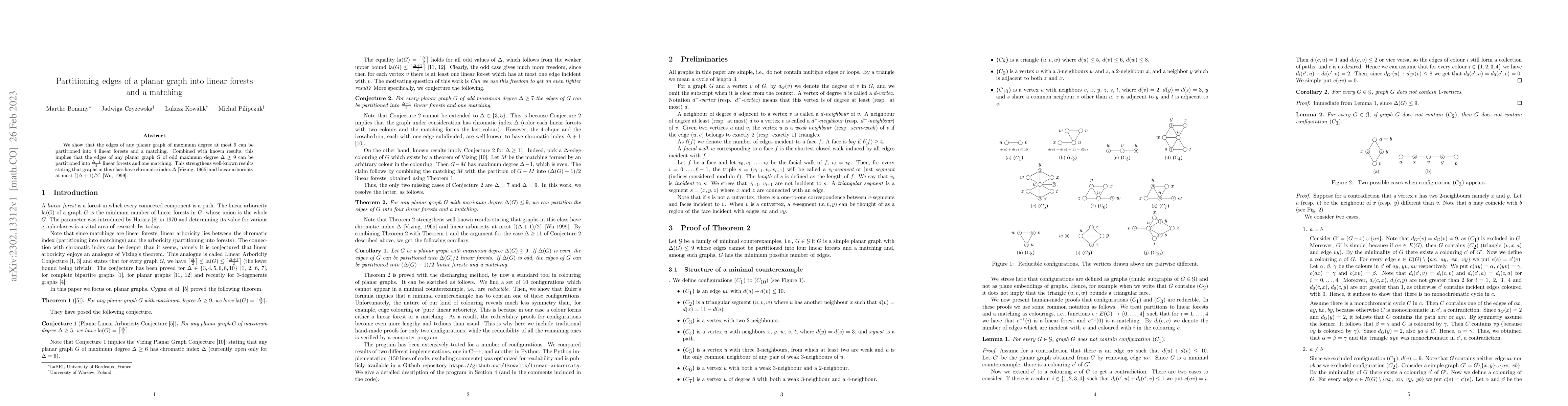 Thumbnail for Partitioning edges of a planar graph into linear forests and a matching