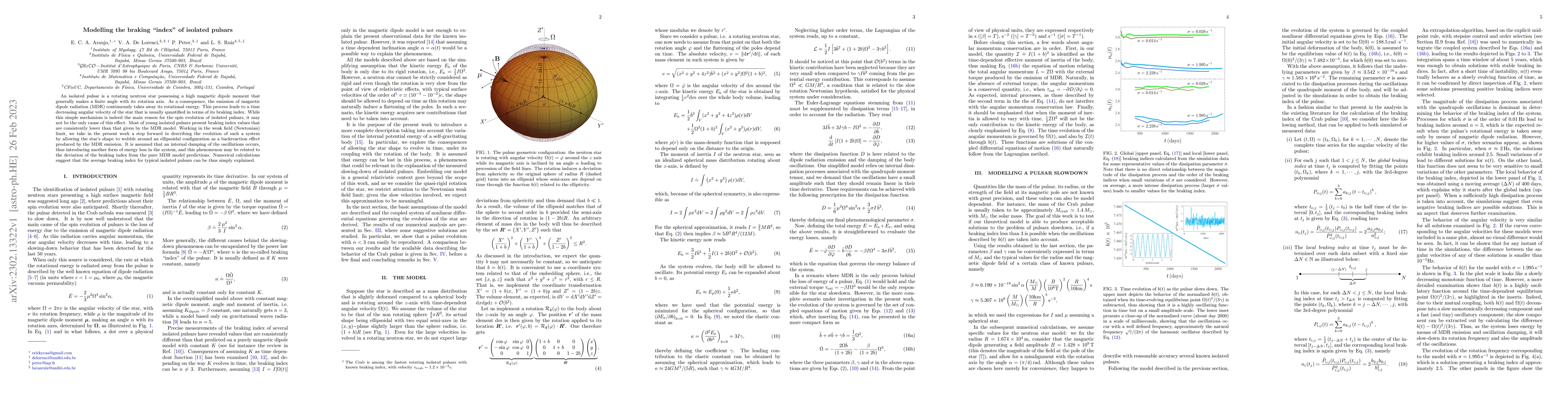 Thumbnail for Modelling the braking "index'' of isolated pulsars