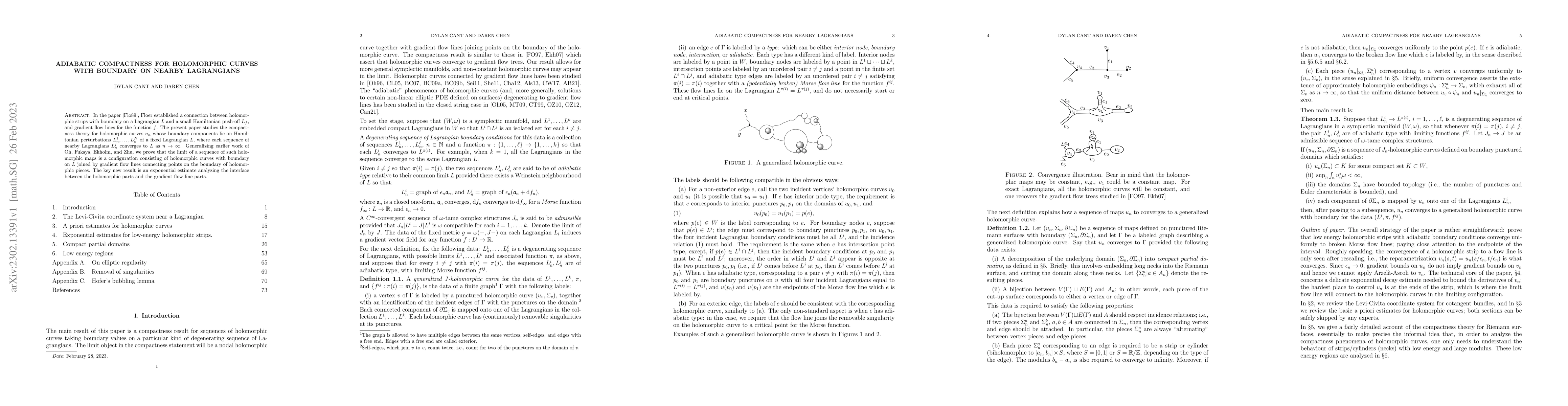 Thumbnail for Adiabatic compactness for holomorphic curves with boundary on nearby
  Lagrangians