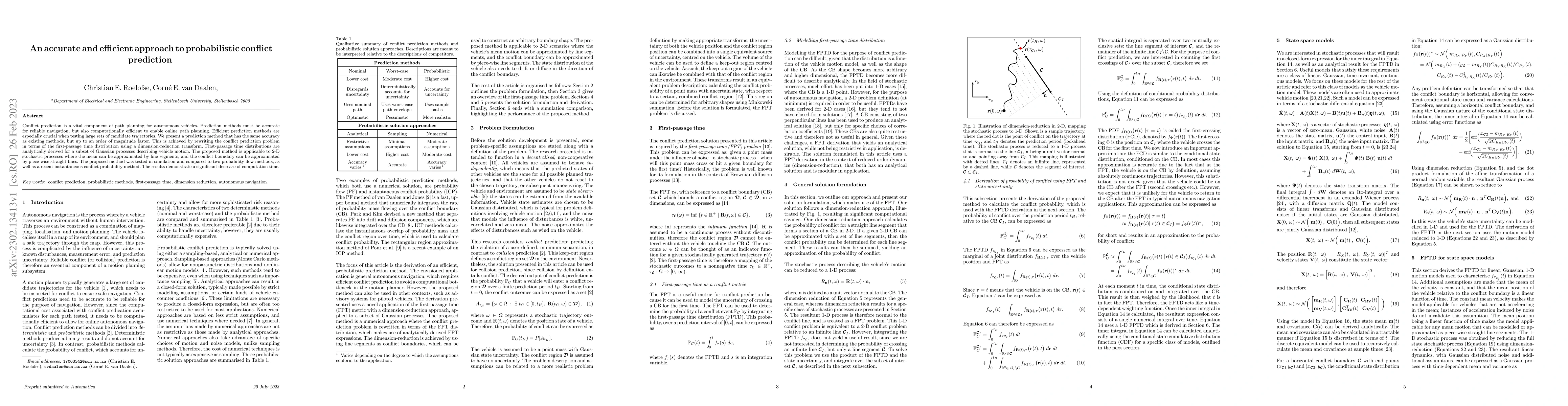 Thumbnail for An accurate and efficient approach to probabilistic conflict prediction