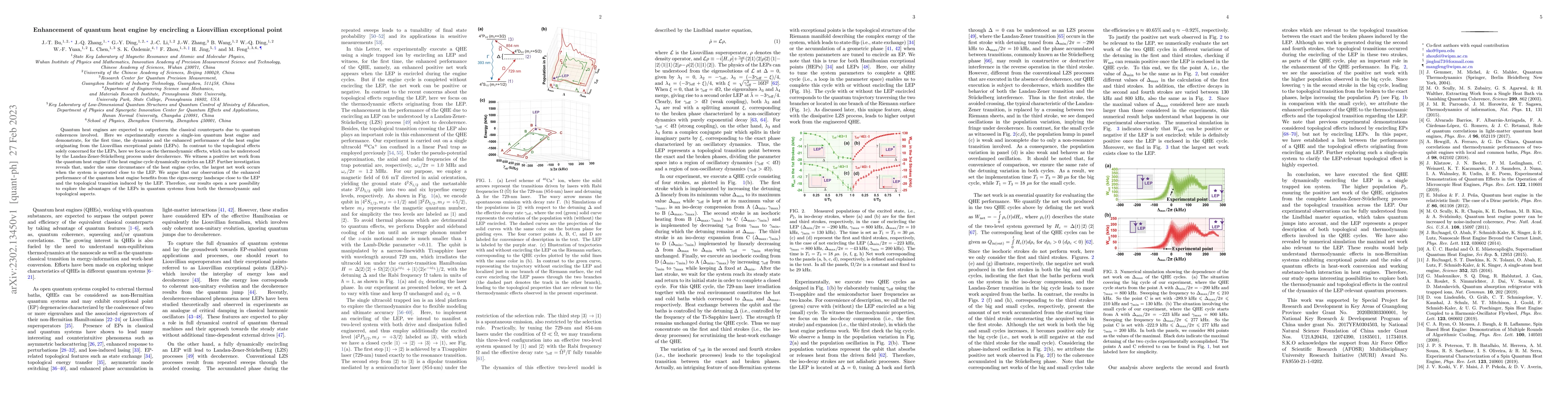 Thumbnail for Enhancement of quantum heat engine by encircling a Liouvillian
  exceptional point