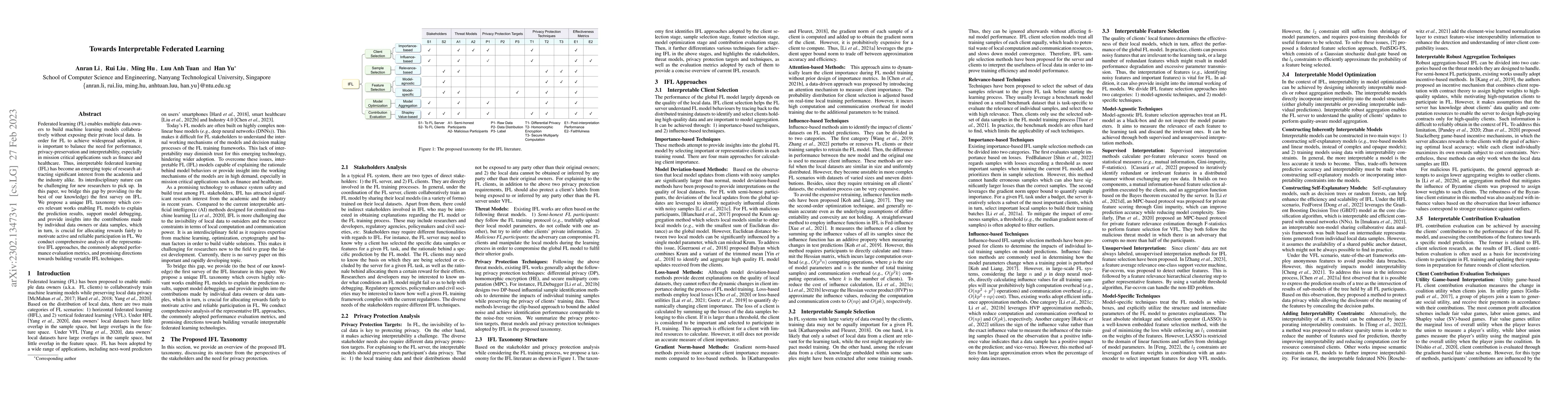 Thumbnail for Towards Interpretable Federated Learning